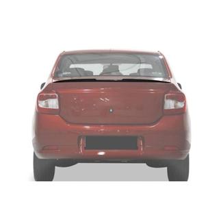 Спойлер Lip (Sunplex, черный) (118,5см x 5,5см) Renault Logan II 2013-2022 гг. фото 3