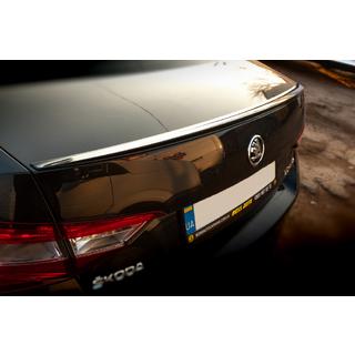 Спойлер LIP (Sunplex, черный) (119,2см*7,3см) Skoda Superb 2015-2024 гг. фото 2