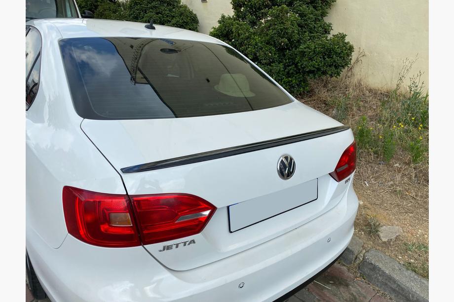 Volkswagen Jetta 2011-2018 гг. Спойлер LIP (Sunplex, черный) (115,8см x 6,3см) Image
