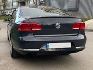 Volkswagen Passat B7 2012-2015 гг. Спойлер Lip (Sunplex, черный, для EU) (115,8см x 6,3см) фото 5
