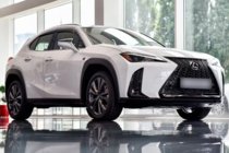 Lexus UX 2018- гг. Ветровики с хромированным молдингом (4 шт, HIC) фото 1