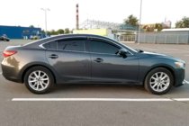 Mazda 6 2012-2024 гг. Ветровики с хромированным молдингом SD (4 шт, HIC) фото 1