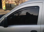 Opel Combo 2002–2012 гг. Ветровики вставные (2 шт, HIC) фото 3
