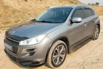 Peugeot 4008 2012-2017 гг. Ветровики на окна (4 шт, HIC) фото 1
