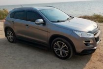 Peugeot 4008 2012-2017 гг. Ветровики на окна (4 шт, HIC) фото 7