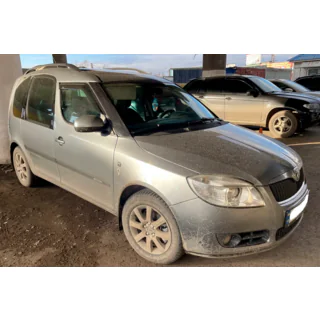 Ветровики на окна (4 шт, HIC) Skoda Roomster 2006-2015 гг. фото 3