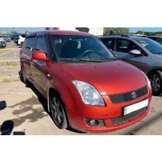 Ветровики на окна (4 шт, HIC) Suzuki Swift 2005-2010 гг. фото 3