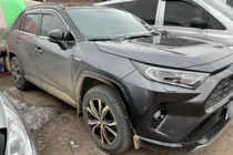 Toyota Rav 4 2019–2025 гг. Ветровики с хромированным молдингом (4 шт, HIC) фото 3