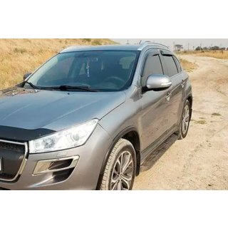 Ветровики на окна (4 шт, HIC) Citroen C-4 Aircross 2012-2017 гг. фото 3