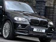 BMW X5 E70 2007-2013 гг. Комплект накладок на бамперы (под покраску) фото 2