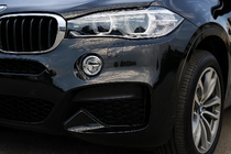 BMW X6 F16 2014-2019 гг. Хромированные накладки на противотуманные фары (2 шт) фото 2