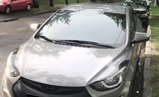 Hyundai Elantra (MD/UD) 2011-2015 гг. Накладки на зеркала без выреза под поворотник в стиле BMW (2 шт) фото 6