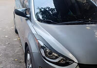 Hyundai Elantra (MD/UD) 2011-2015 гг. Накладки на зеркала без выреза под поворотник в стиле BMW (2 шт) фото 4