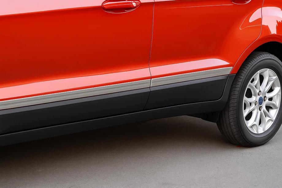 Ford Ecosport 2013-2022 гг. Хромированные молдинги дверей (4 шт, ABS) Image