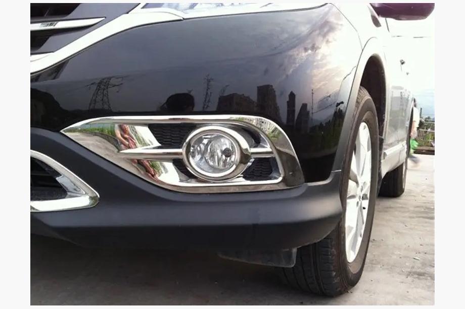 Honda CRV 2012-2016 гг. Хром Накладки на Противотуманные Фары 2012-2015 (2 шт, ABS) Image