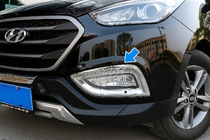 Hyundai IX-35 2010-2015 гг. Накладки на противотуманные фары для китайской версии (2 шт) фото 1
