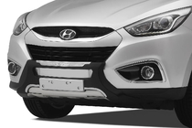 Hyundai IX-35 2010-2015 гг. Передняя Пластиковая Накладка V4 фото 1