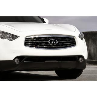 Передняя накладка Libao (пластик) Infiniti QX70 2013-2019 гг. фото 3