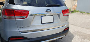 Kia Sorento III UM 2014-2020 гг. Нижняя кромка крышки багажника нержавейка Libao фото 2