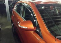 Kia Sportage 2010-2015 гг. Хромированные дефлекторы окон (4 шт., Libao) фото 4