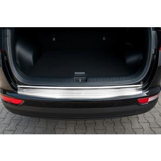 Накладка на задний бампер Libao 2015-2018 нержавейка Kia Sportage 2015-2021 гг. фото 1