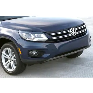 Передняя накладка 2007-2010 (нержавейка) Volkswagen Tiguan 2007-2016 гг. фото 1