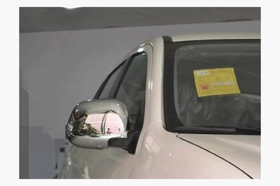Mitsubishi ASX 2010-2023 гг. Накладки на Зеркала (2013+) (Пластик) Image