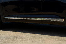 Toyota Highlander 2013-2019 гг. Хромированные Молдинги на Двери Libao (ABS) фото 1