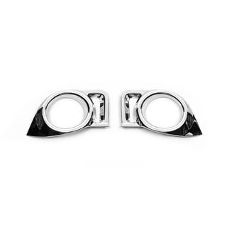 Накладки на противотуманные фары Libao (2013-2016 ABS) Toyota Highlander 2013-2019 гг. фото 2