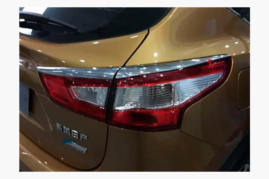 Nissan Qashqai 2014-2021 гг. Накладки на Задние Фонари Libao (Пластик) Image