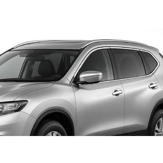Интегрированные рейлинги серые OEM (для X-trail, алюминий, установка на клей) фото 1