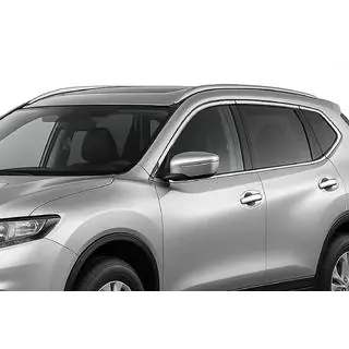 Интегрированные рейлинги серые OEM (для X-trail, алюминий, установка на клей) фото 1