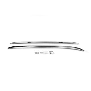 Интегрированные рейлинги серые OEM (для X-trail, алюминий, установка на клей) фото 2