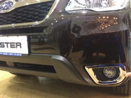Subaru Forester 2013-2018 гг. Хром накладки на противотуманные фары Libao (2 шт, пластик) фото 2