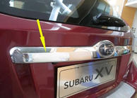 Subaru XV 2011-2017 гг. Накладка над номером Libao (нержавейка) фото 5