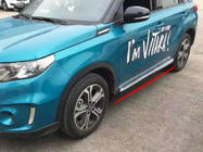 Suzuki Vitara 2015- гг. Боковые Подножки OEM (2 шт, Алюминий) фото 3