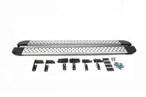 Toyota Rav 4 2006-2013 гг. Боковые Подножки OEM V1 для LONG (2 шт., Алюминий) фото 2