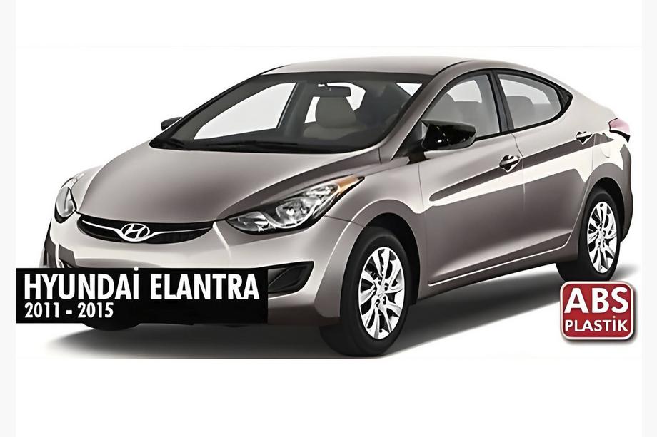 Hyundai Elantra (MD/UD) 2011-2015 гг. Накладки на зеркала с вырезом под поворотник в стиле BMW (2 шт) Фото 7