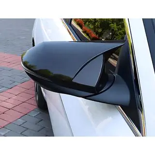 Накладки на зеркала с вырезом под поворотник в стиле BMW (2 шт) фото 1