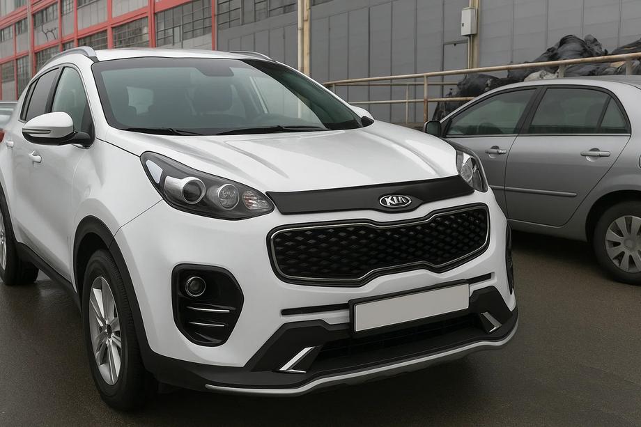 Kia Sportage 2015-2021 гг. Передняя накладка V4 (2015-2019) Image