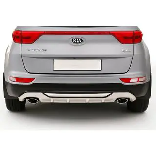 Задний диффузор V4 (2015-2019) Kia Sportage 2015-2021 гг. фото 3