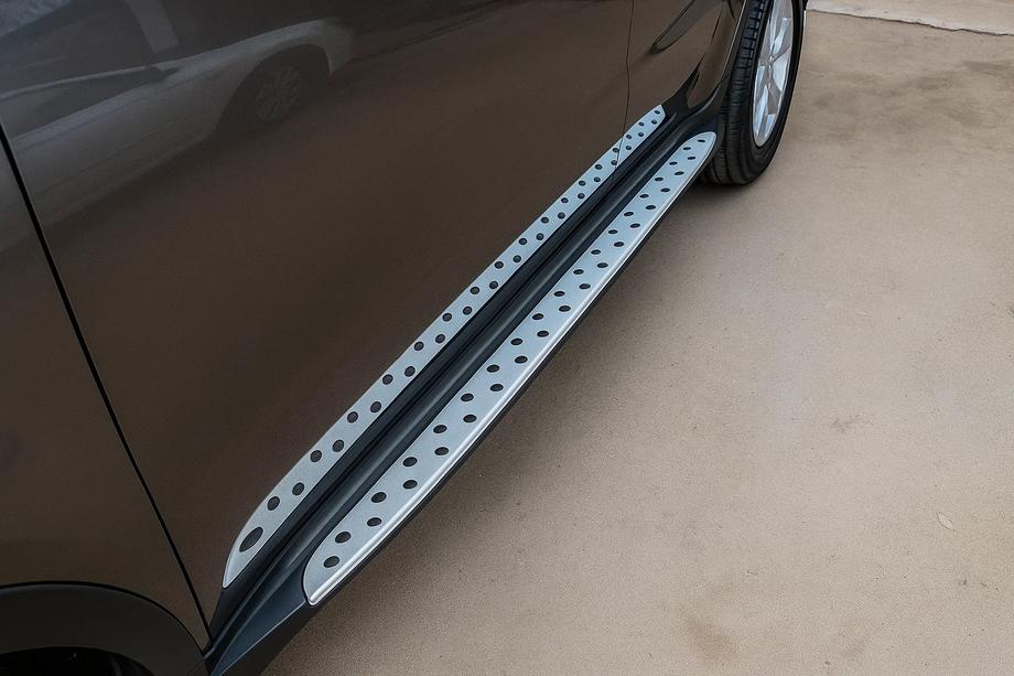 BYD S6 2010-2016 гг. Боковые Подножки OEM V1 (2 шт, Алюминий) Image