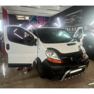Дефлектор капота длинный (EuroCap) Opel Vivaro 2001–2015 гг. фото 2