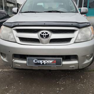 Дефлектор капота 2006-2011 (EuroCap) Toyota Hilux 2006-2015 гг. фото 3