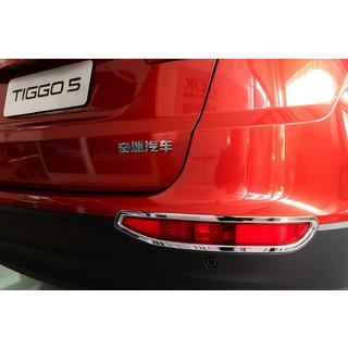 Накладки на задние фонари Libao (2 шт, пластик) Chery Tiggo 5 2013- гг. фото 1