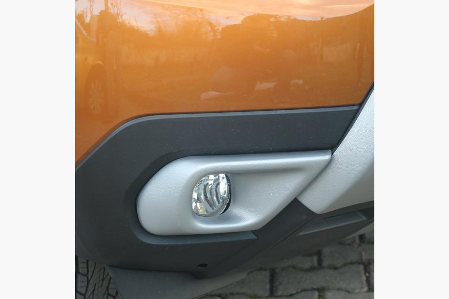 Renault Duster 2018-2024 гг. Накладки на противотуманные фары (ABS, серые) Фото 3