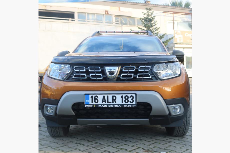 Renault Duster 2018-2024 гг. Накладки на противотуманные фары (ABS, серые) Фото 4