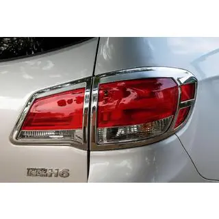 Хромированные накладки на задние фонари Libao (2 шт., пластик) GreatWall Haval H6 2011- гг. фото 1