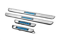 GreatWall Haval M4 2012-2021 гг. Накладки на пороги Libao LED 2012+ (4 шт, нержавейка) фото 1