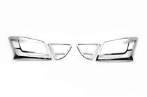 GreatWall Haval M4 2012-2021 гг. Хромированные накладки на задние фонари Libao (2 шт., пластик) фото 3